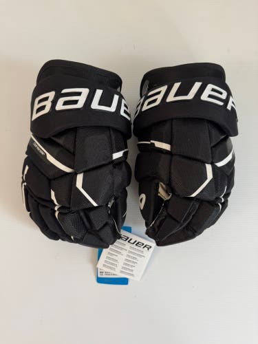 New Black Senior Bauer Supreme Mach Gloves 15"