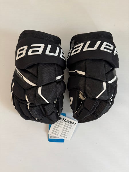 New Black Senior Bauer Supreme Mach Gloves 15"