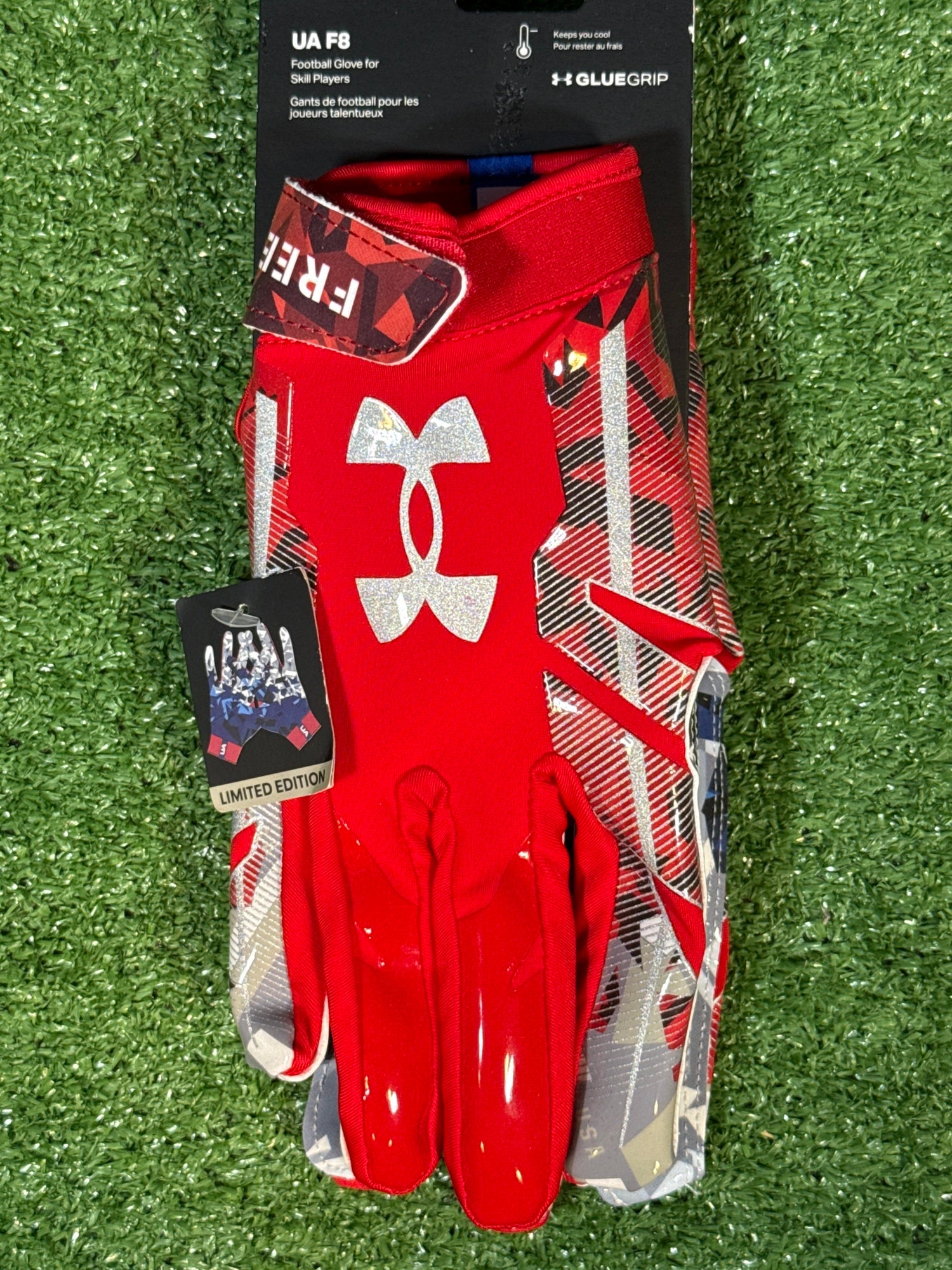 Adult Red/White/Blue Under Armour F8 Limited Edition Freedom