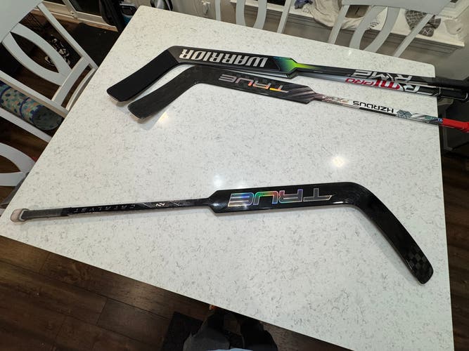 True Catalyst 7x3 Regular Goalie Stick 21” Paddle - Pattern: T31