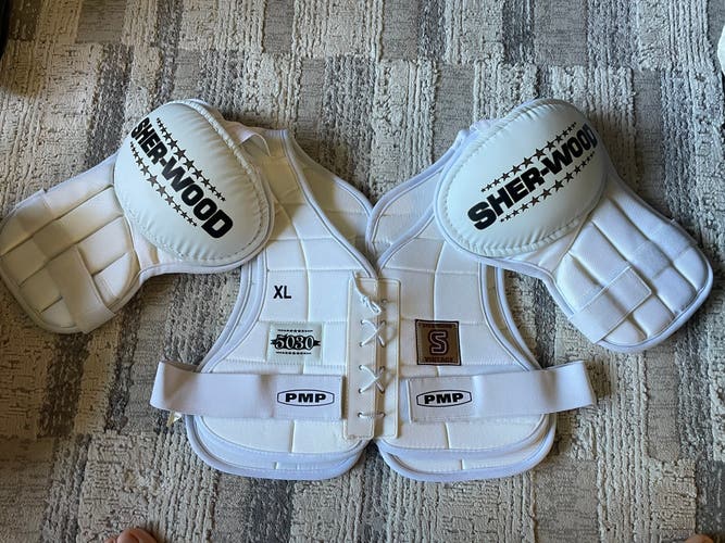New Pro Stock Sherwood 5030 Hockey Shoulder Pads Sr XL