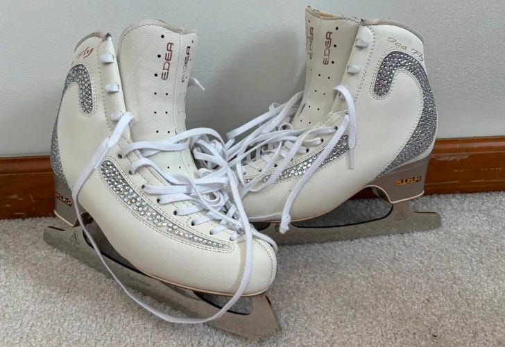 EDEA Figure Skates B Adult 8 (Used)