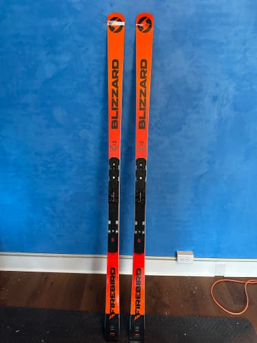 Blizzard Firebird GS FIS 188cm R. > 27 Race Skis w/ 10mm Piston Plate | Like New, Factory Edges