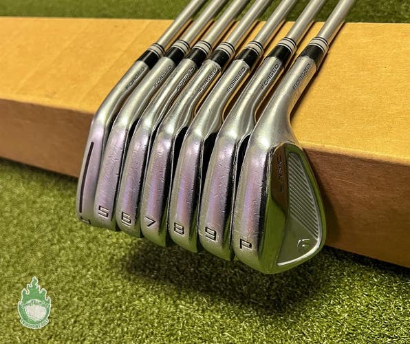 Right Handed TaylorMade P-770/P-7MC Forged Irons 4-PW Extra Stiff Steel Flex