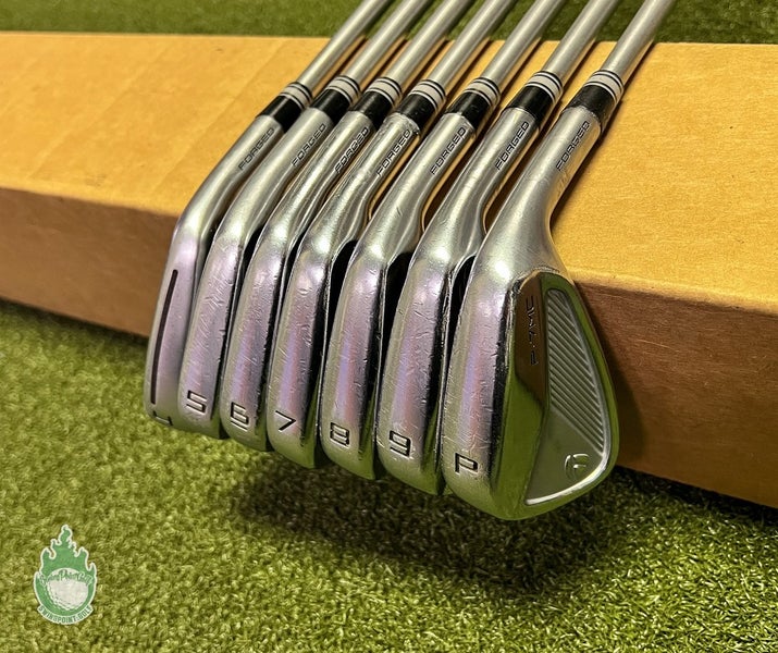 Right Handed TaylorMade P-770/P-7MC Forged Irons 4-PW Extra Stiff Steel Flex