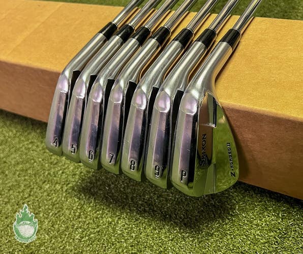 Used RH Srixon Z-Forged II Irons 4-PW Dynamic Gold X100 X-Stiff Steel Golf Set