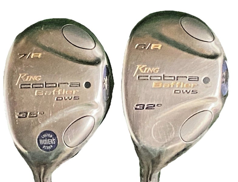 King Cobra Baffler DWS Hybrid Set 6H, 7H LH 50g Ladies Graphite Stock Grips Nice