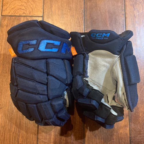 13" CCM Jetspeed HGJS Navy Blue Pro Stock Gloves *Please Read Full Description*