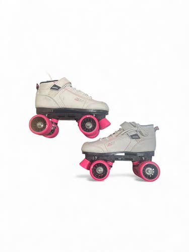 Used Pacer GXT 500 Senior Roller Quad Skates White Senior 6 11873-S000227798