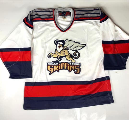 Grand Rapids Griffins White XL Jersey (New)