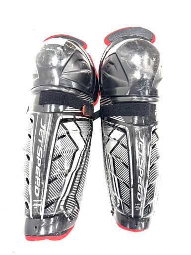 Used CCM FT350 Intermediate Shin Guards Black 13" 11860-S000301877