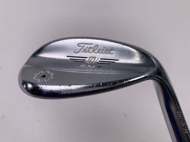 Titleist Vokey SM7 Tour Chrome 58* 8 M-Grind Wedge Steel Mens RH Midsize Grip