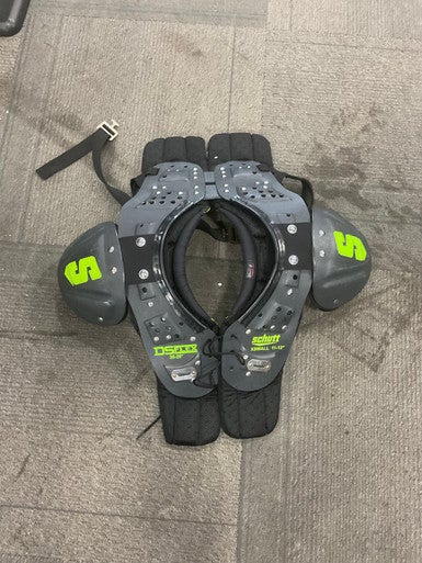 Used Schutt DS FLEX FB Shoulder Pads Black XS 11614-S000226552