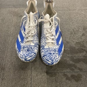 Used Adidas ADIZERO Adult FB Cleats Royal Blue Senior 12 11614-S000226551