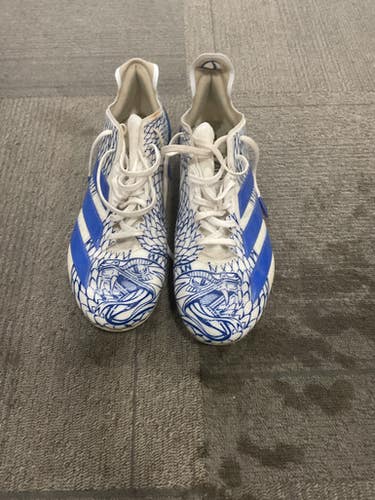 Used Adidas ADIZERO Adult FB Cleats Royal Blue Senior 12 11614-S000226551