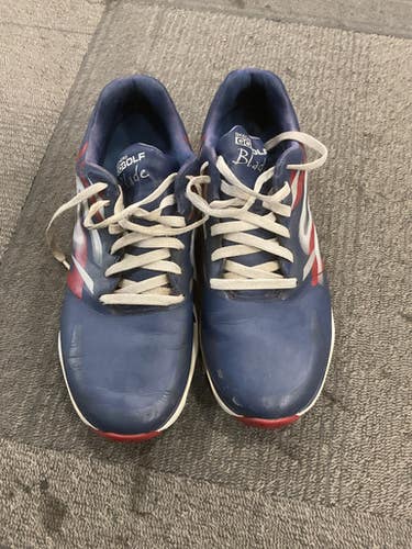 Used Sketchers BLADE Mens Golf Shoes Navy Blue Senior 9 11614-S000226524