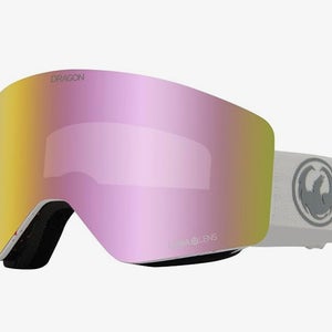 NEW $190 Dragon Alliance R1 OTG pink ionized with Bonus LL dark smoke