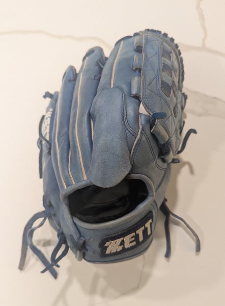 ZETT Professional Japan Premium Leather Baseball Glove 12" - BPGK 511B - Blue
