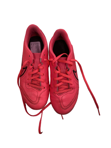 Used Nike TIEMPO Soccer Cleats Pink Junior 04.5 11613-S000173054