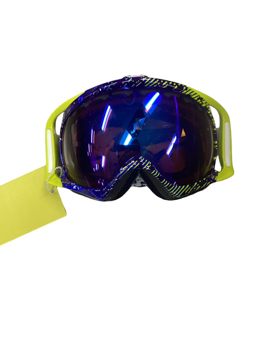 Used Oakley Snow Goggles Adult Navy Blue And Yellow 11613-S000173038