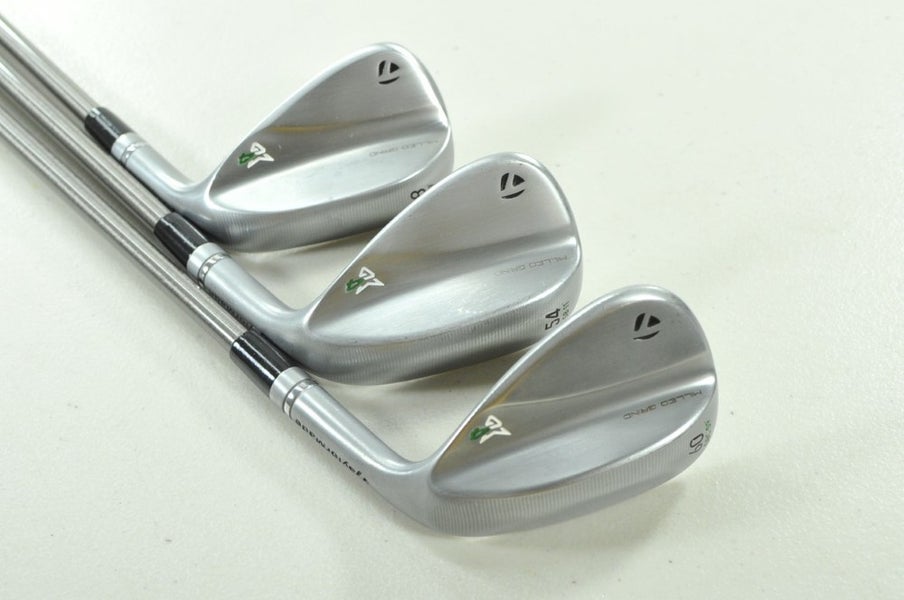 TaylorMade Milled Grind 4 Satin 48*,54*,60* Wedge Set SteelFiber Regular #206188
