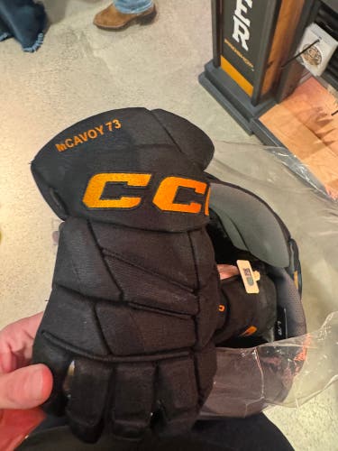 CCM JetSpeed FT8 Pro Gloves 13" Pro Stock (Used) Charlie Mcavoy