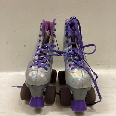 Used JAJAHOHO Senior Roller Quad Skates Purple Senior 5 11725-S000495185