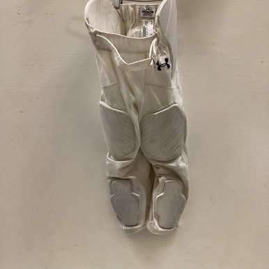 Used Under Armour Youth FB Integrated Pants White SM 11725-S000495179