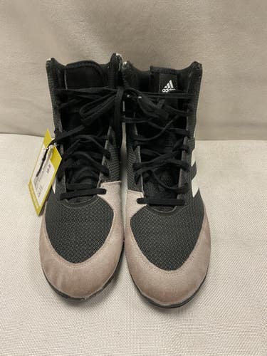Used Adidas Wrestling Shoes Black Senior 9 11490-S000267560