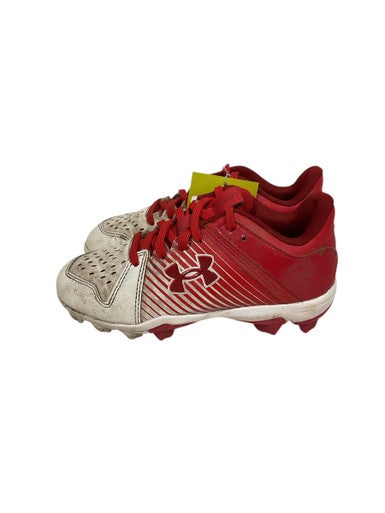 Used Under Armour BB/SB CLEATS BB/SB Cleats Red Junior 02 11847-S000031532