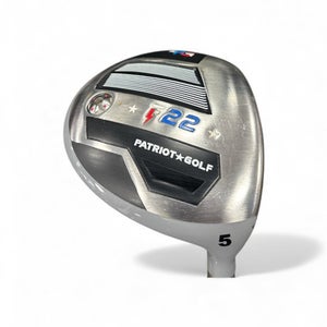 Used PATRIOT GOLF F 22 Mens Fairway Wood RH 5 Wood 11850-S000022396