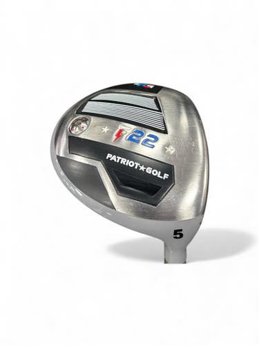 Used PATRIOT GOLF F 22 Mens Fairway Wood RH 5 Wood 11850-S000022396