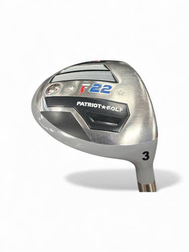 Used PATRIOT GOLF F22 Mens Fairway Wood RH 3 Wood 11850-S000022395
