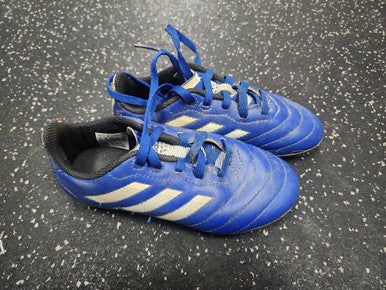 Used Adidas GOLETTO Soccer Cleats Navy Blue Youth 12.0 11849-S000034210