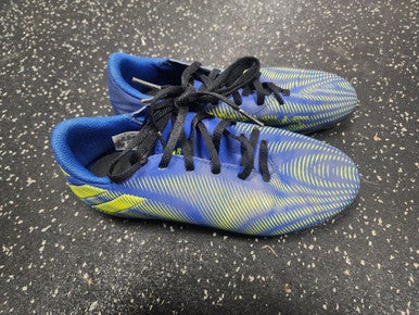 Used Adidas NEMESIS Soccer Cleats Navy Blue Junior 03 11849-S000034203