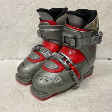 Used Dalbello R2 CX EQUIPE Boys DH Ski Boot Grey 200 MP - Y13.5 11855-S000195689