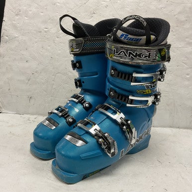 Used Lange AS 120 SG Mens DH Ski Boot Carolina Blue 255 MP - M07.5 - W08.5 11855-S000195683