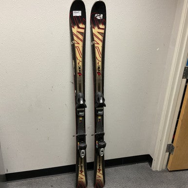 Used K2 IKONIC 80 Mens DH Ski/Binding Black And Tan 156 cm 11855-S000195688