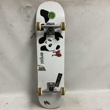 Used Enjoi PANDA Complete Skateboard White Regular 11855-S000195682