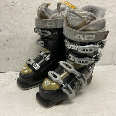 Used Head DREAM 8.5 Womens DH Ski Boot Black 225 MP - J04.5 - W5.5 11855-S000195684