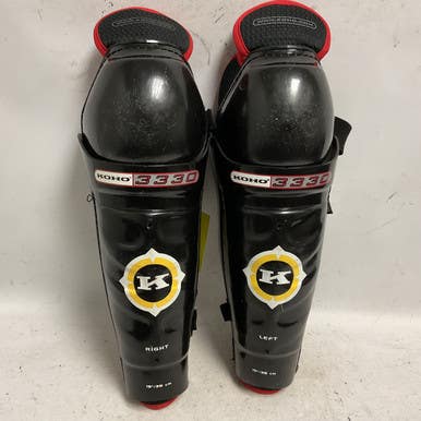 Used Koho 3330 Senior Shin Guards Black 15" 11855-S000195678