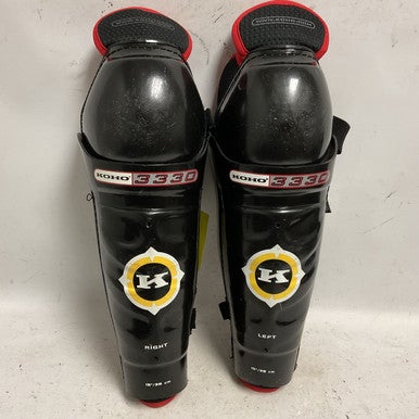 Used Koho 3330 Senior Shin Guards Black 15" 11855-S000195678