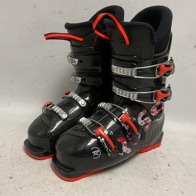 Used Rossignol COMP J4 Mens DH Ski Boot Black And Red 245 MP - M06.5 - W07.5 11855-S000195664