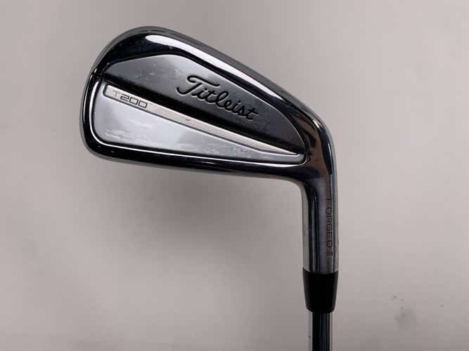 Titleist T200 2023 Single 4 Iron True Temper AMT S300 Black Stiff Steel Mens RH
