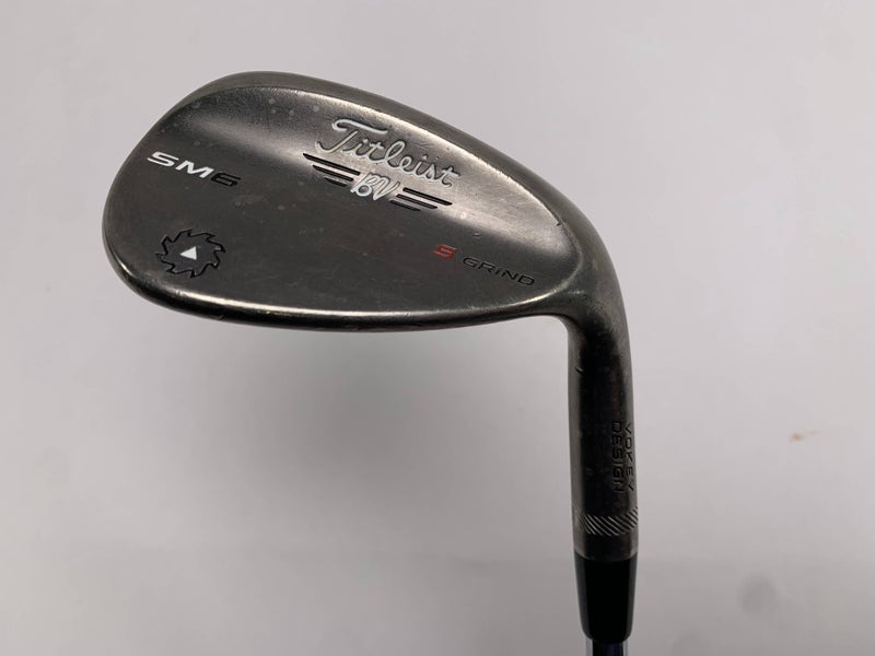 Titleist Vokey SM6 Steel Grey Sand Wedge SW 56* 10 Bounce S-Grind Wedge Mens RH