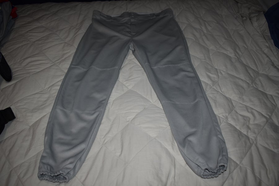 TAG Baseball Game Pants, Gray, Adult XXL
