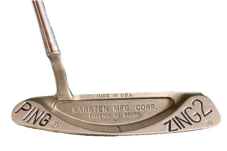 Ping Zing 2 Putter Karsten Phoenix AZ 85068 RH Steel 34.5" Label New Grip CLEAN
