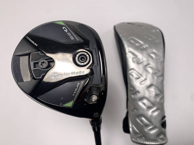 TaylorMade Qi35 Tour 3 Fairway Wood 15* Kai'li 75s Stiff Graphite Mens RH HC