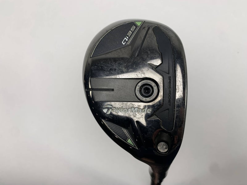 TaylorMade Qi35 Rescue 2 Hybrid 17* Kai'li Blue 85g Stiff Graphite Mens RH