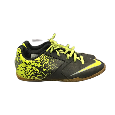 Used Nike 826487-007 Soccer Indoor Shoes Black Junior 03 11730-S000058074